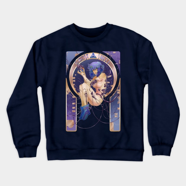 Major Kusanagi Crewneck Sweatshirt by Strawbaby